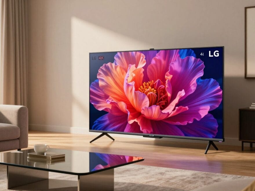 Smart TV Profissional 4K 55" LG UHD 55AU801 Processador α7 AI Ger8 Super Upscali