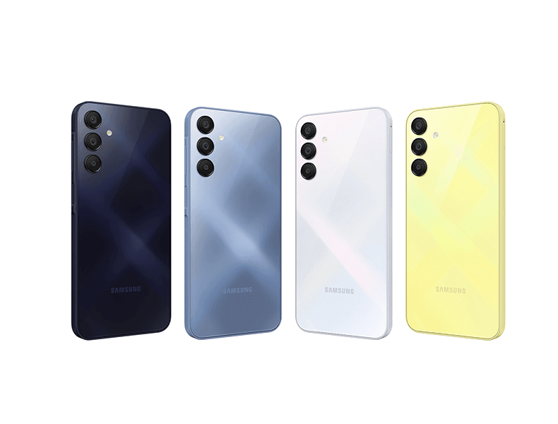 Design Galaxy A15 corpo plástico