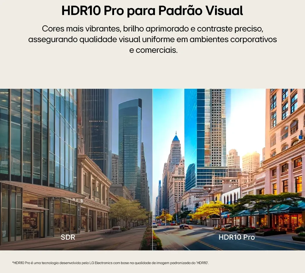 Qualidade HDR LG 55AU801 cores vibrantes