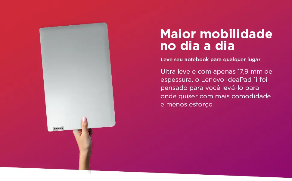 Lenovo IdeaPad 1 portas conectividade lateral USB HDMI