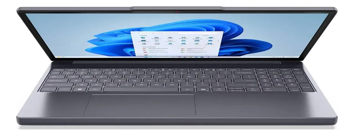 Lenovo IdeaPad Slim 3 portas USB-A USB-C HDMI conectores I/O detalhe