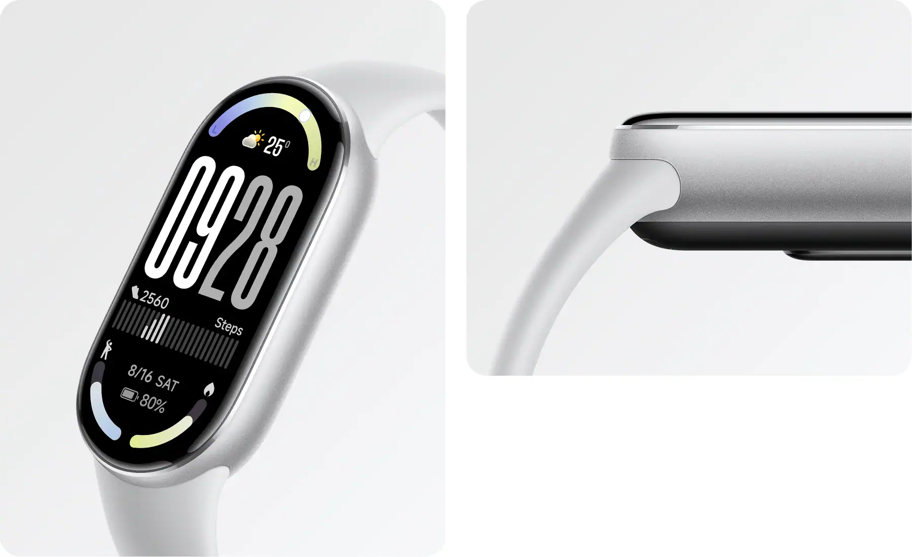Xiaomi Smart Band 10 vale a pena - espessura 10,95mm peso 15,95g ultraleve