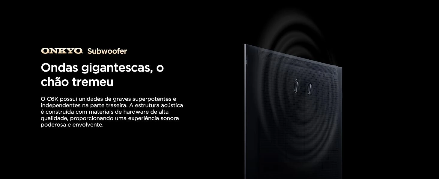TCL C6K subwoofer 40W Dolby Atmos