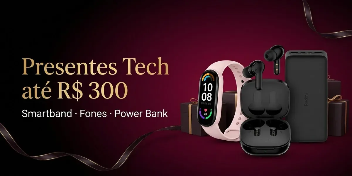 7 Presentes Tech até R$ 300 em 2026