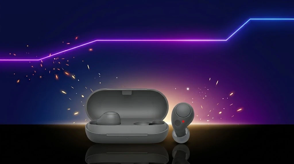 Sony WF-C700N preto com estojo de carregamento — review 2026