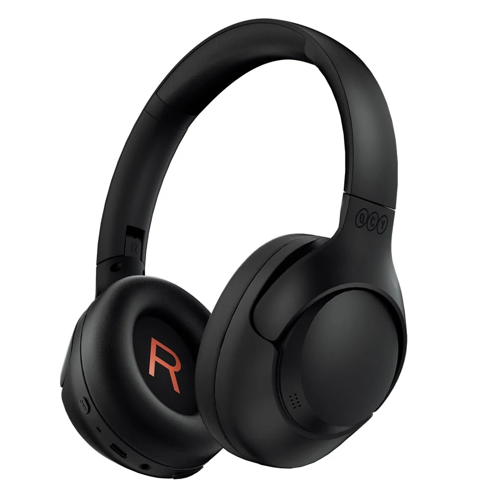 QCY H3 preto em close sobre fundo branco — foto do anúncio na Amazon Brasil
