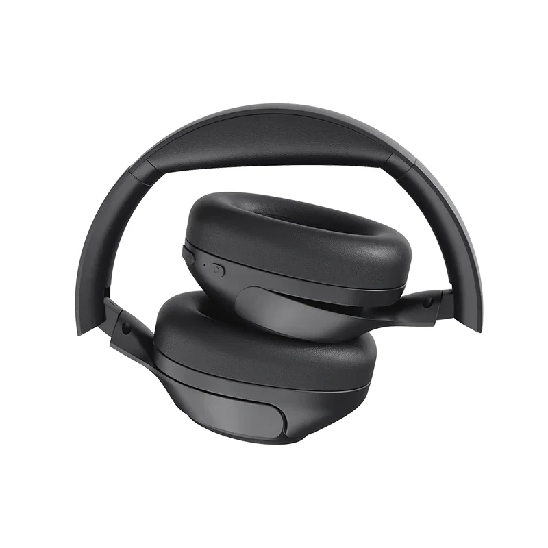 QCY H3 preto dobrado de lado mostrando o design compacto — foto oficial da QCY