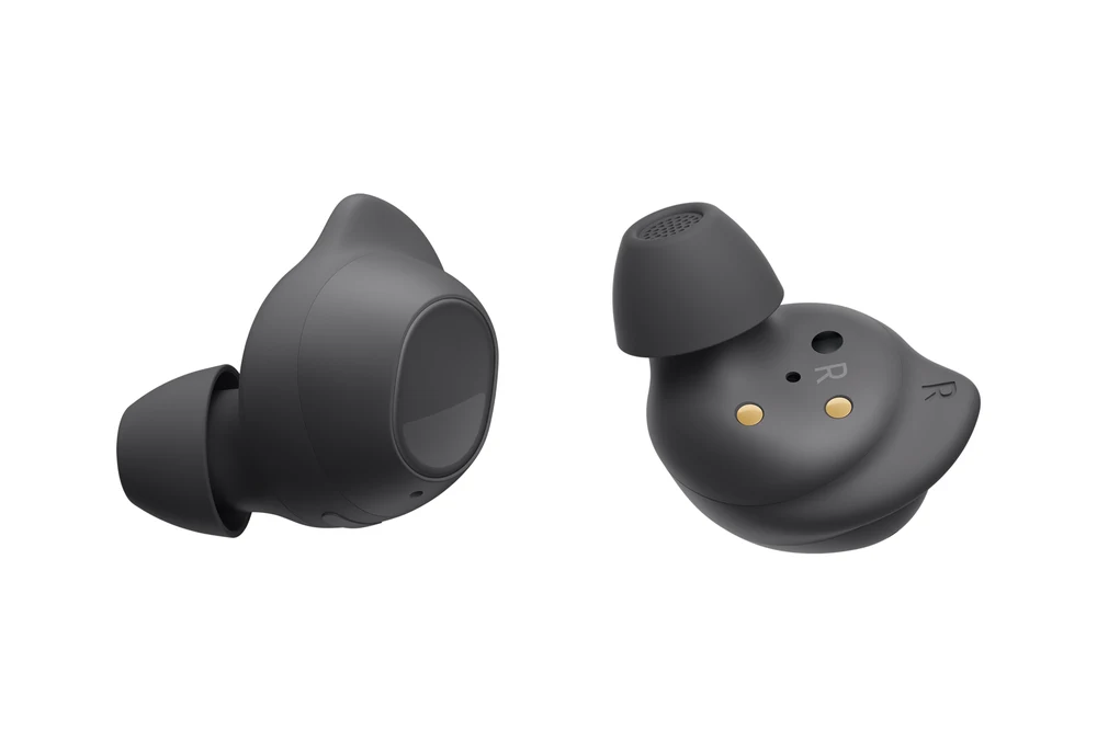 Par de Galaxy Buds FE grafite — análise de som e ANC